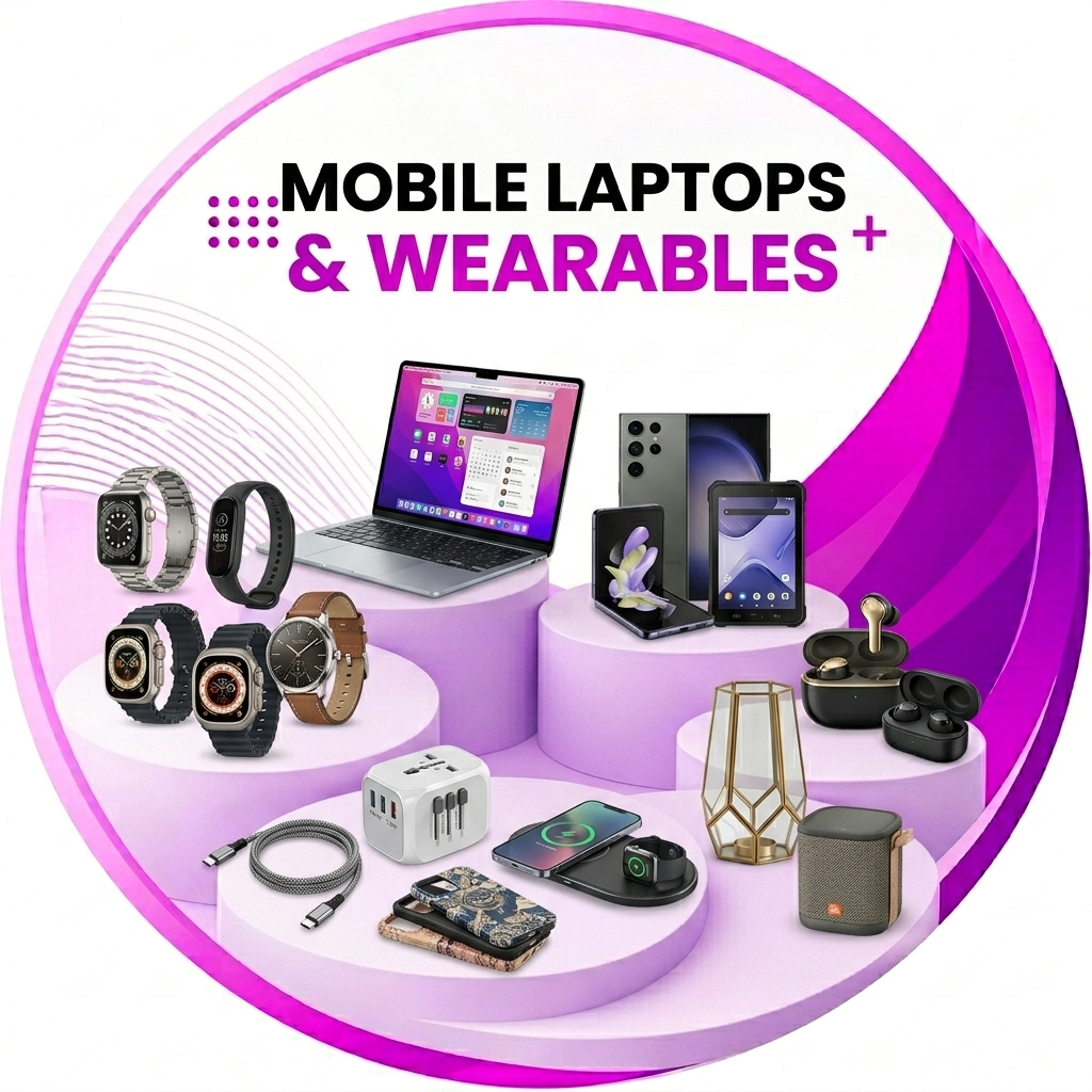 Mobiles Laptops & Wearables