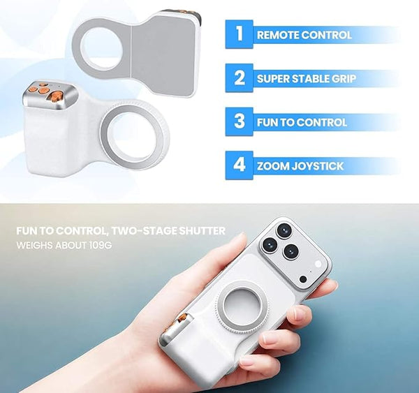 Magnetic Phone Camera Grip for V loggers & Content Creators